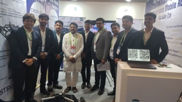 VSSUT Robotics Society Participation and Demonstration in India Mobile Congress 2025 at Yashobhoomi Convention Centre, New Delhi