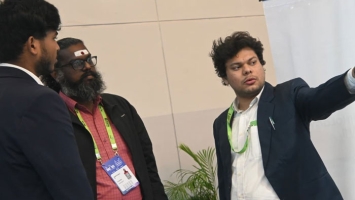 VSSUT Robotics Society Participation and Demonstration in India Mobile Congress 2025 at Yashobhoomi Convention Centre, New Delhi