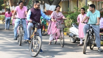 PINK SUNDAY ON CYCLES as a part of International Women's Day-2025