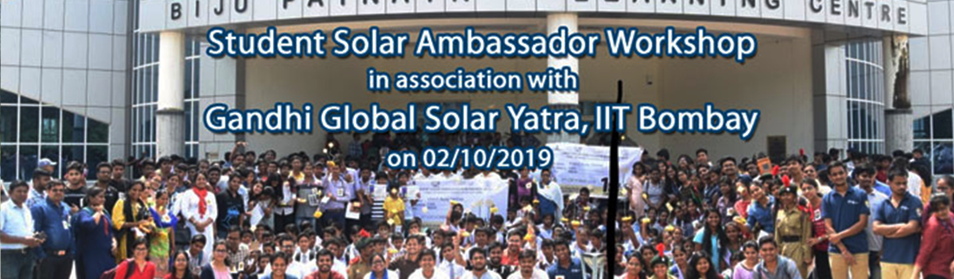 Partner Institute for organised Student Solar Ambassador Workshop in association with Gandhi Global Solar Yatra , IIT Bombay