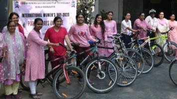 PINK SUNDAY ON CYCLES as a part of International Women's Day-2025