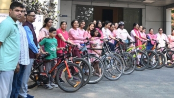PINK SUNDAY ON CYCLES as a part of International Women's Day-2025