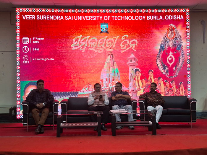 Celebration of Sambalpuri Din(01 August 2025) at VSSUT BURLA on the occasion of the Birth Anniversary of Guru Satya Narayan Bohidar