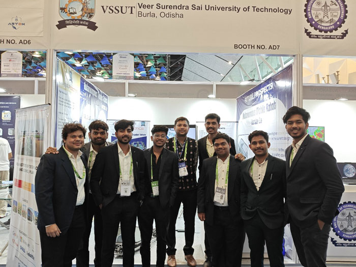 VSSUT Robotics Society Participation and Demonstration in India Mobile Congress 2025 at Yashobhoomi Convention Centre, New Delhi
