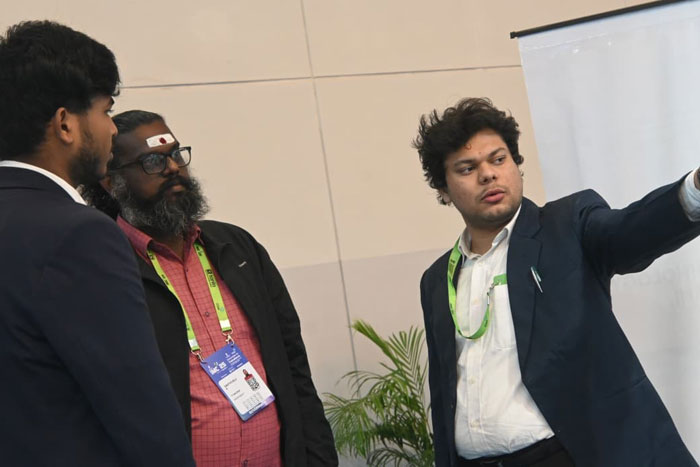 VSSUT Robotics Society Participation and Demonstration in India Mobile Congress 2025 at Yashobhoomi Convention Centre, New Delhi
