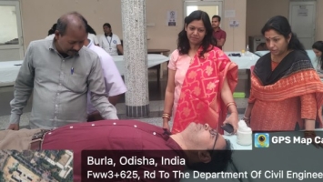Mega Blood Donation Camp by Social Service Society and the National Service Scheme (NSS) of VSSUT in collaboration with VIMSAR