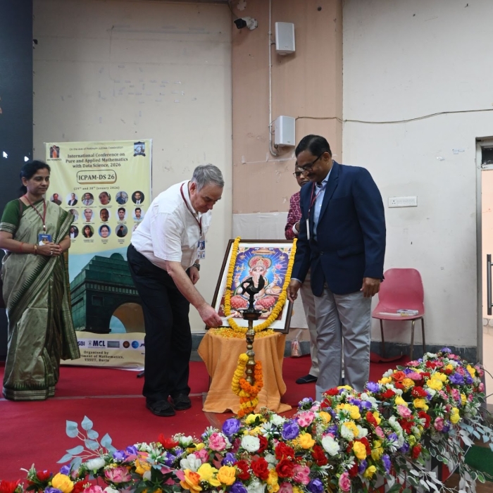 Department of Mathematics, VSSUT, Burla, organized an (ICPAM-DS 26) during January 29â€“30, 2026