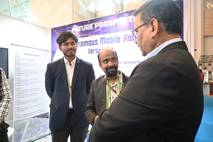 VSSUT Robotics Society Participation and Demonstration in India Mobile Congress 2025 at Yashobhoomi Convention Centre, New Delhi