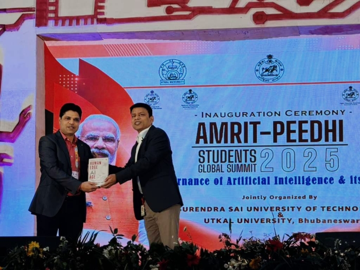 AMRIT PEEDHI: STUDENTS GLOBAL SUMMIT 2025 JOINTLY ORGANIZED BY VSSUT BURLA AND UTKAL UNIVERSITY, BHUBANESWAR