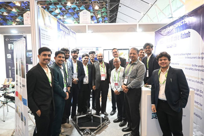 VSSUT Robotics Society Participation and Demonstration in India Mobile Congress 2025 at Yashobhoomi Convention Centre, New Delhi