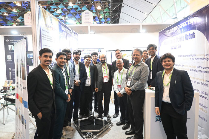 VSSUT Robotics Society Participation and Demonstration in India Mobile Congress 2025 at Yashobhoomi Convention Centre, New Delhi